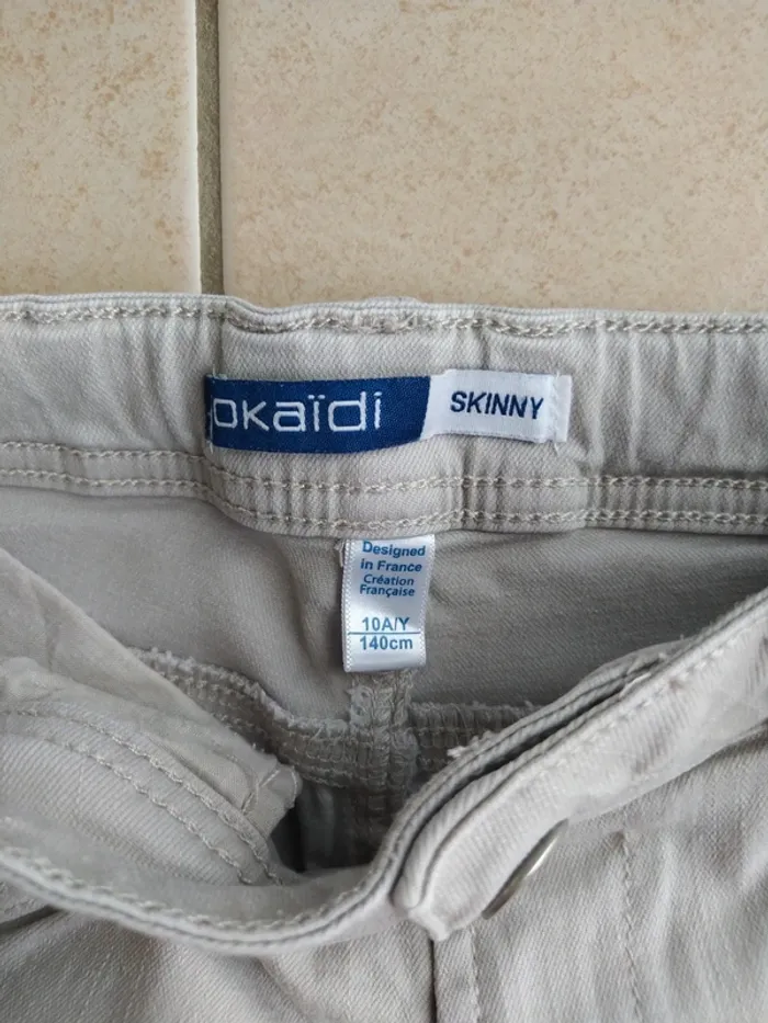 Jeans garçon taille 10 ans skinny marque Okaïdi - photo numéro 2