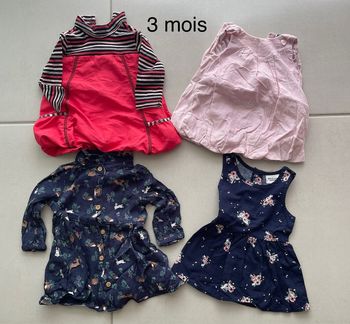Robes taille 3 mois
