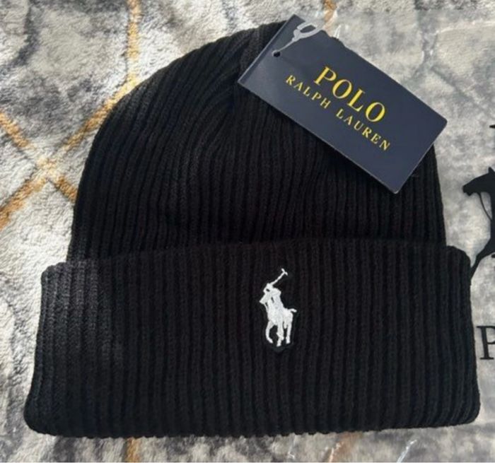 Bonnet Ralph Lauren Noir Neuf avec étiquette - photo numéro 3