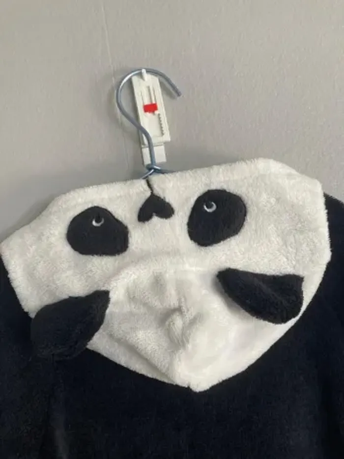 Combinaison Pyjama Panda Bébé Kiabi 24 Mois Peluche Douce Chaude - photo numéro 3
