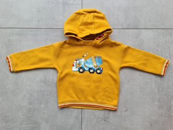 Pull sweat à capuche sequins 2/3 ans