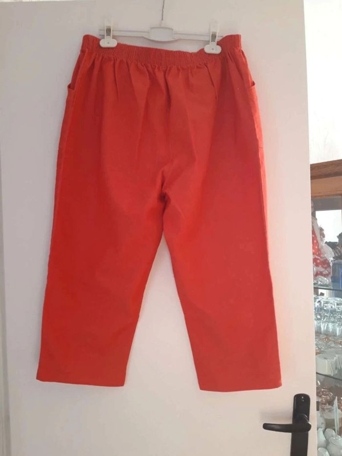 Pantacourt rouge taille  6 - photo numéro 2