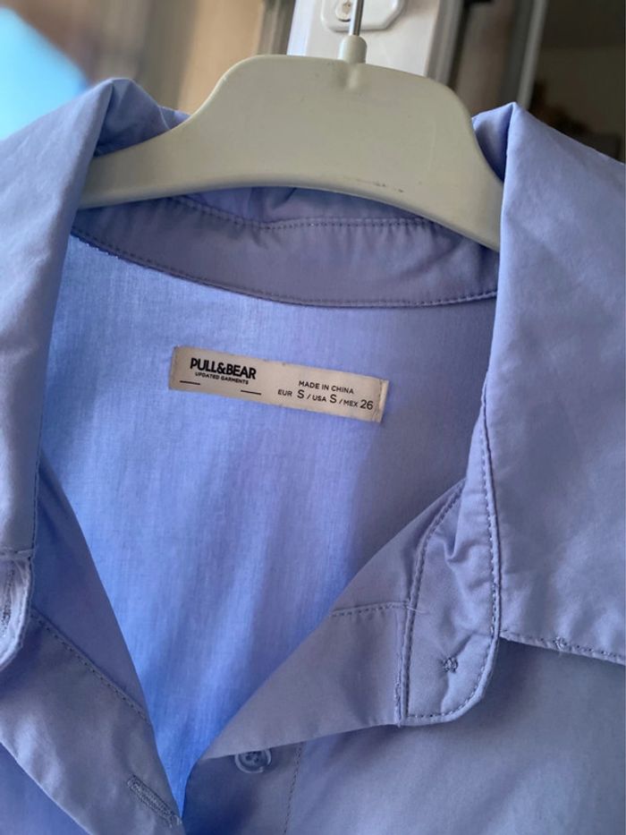 Chemise oversize bleu Pull & Bear 36 - photo numéro 4