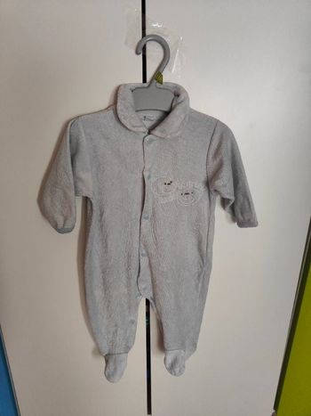 Pyjama velour 3 mois