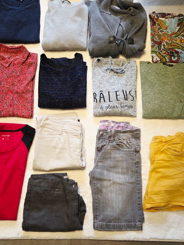 Lot de 34 articles taille 38 h&m. Morgan, naf naf - photo numéro 5