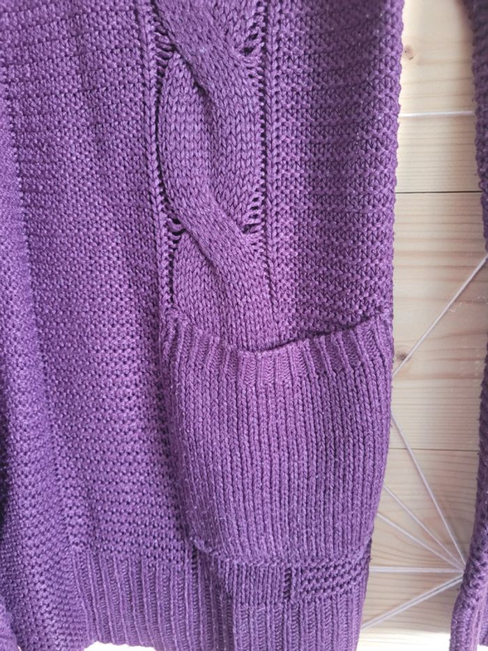 Gilet prune - photo numéro 2