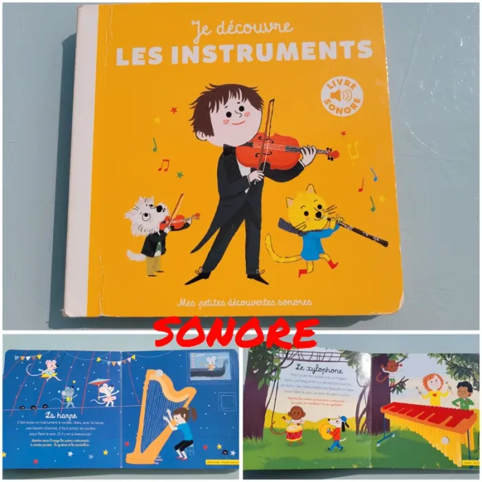 Mes petites découvertes sonores 🎻 Je découvre les instruments 🎺