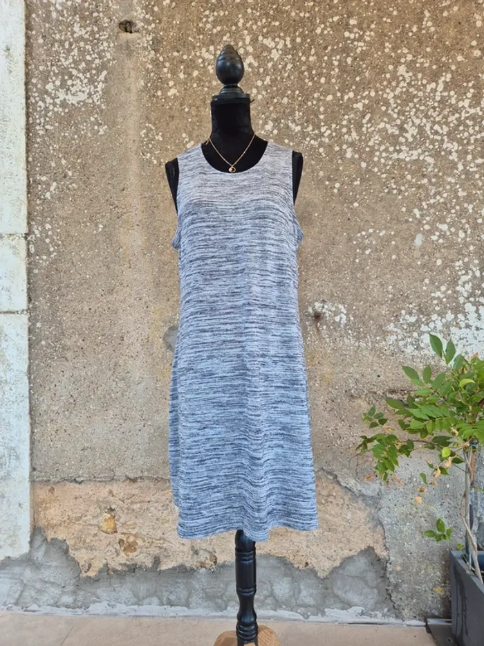 Robe Influx gris chiné T.44