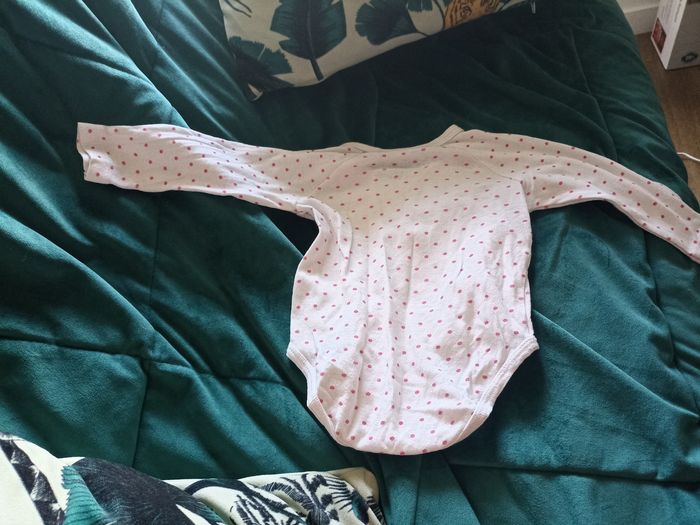 Body blanc a petit pois - photo numéro 2