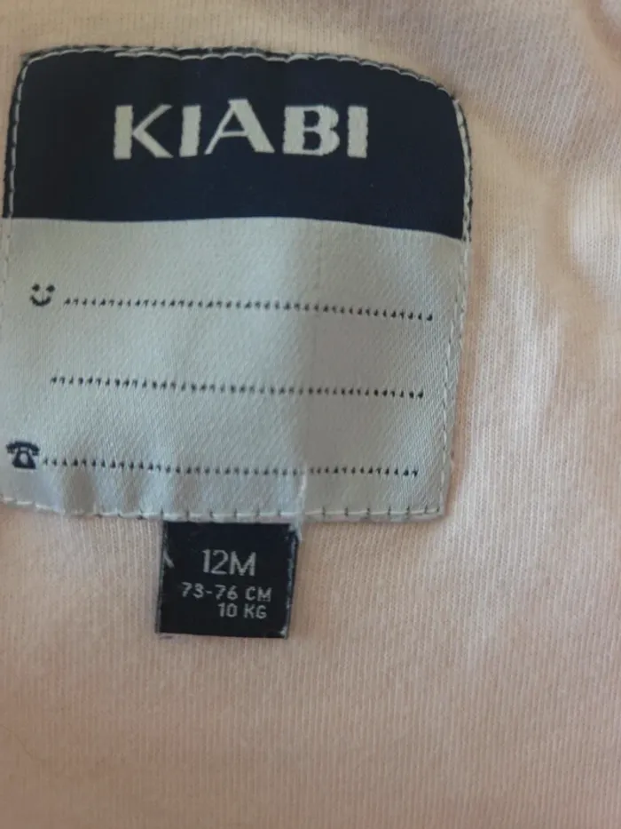 Coupe vent rose a pois 12 mois - photo numéro 3