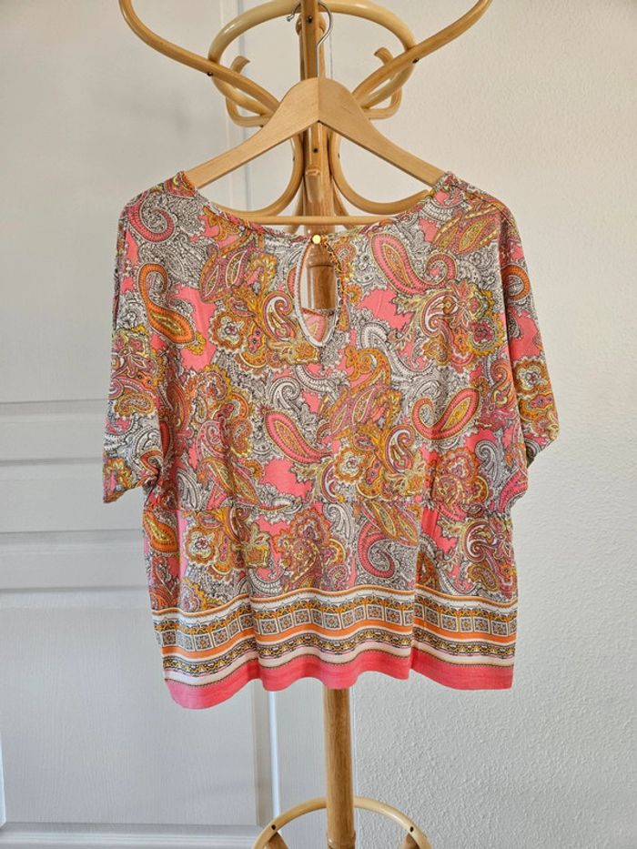 Blouse rose bohème taille 34 h&m - photo numéro 3