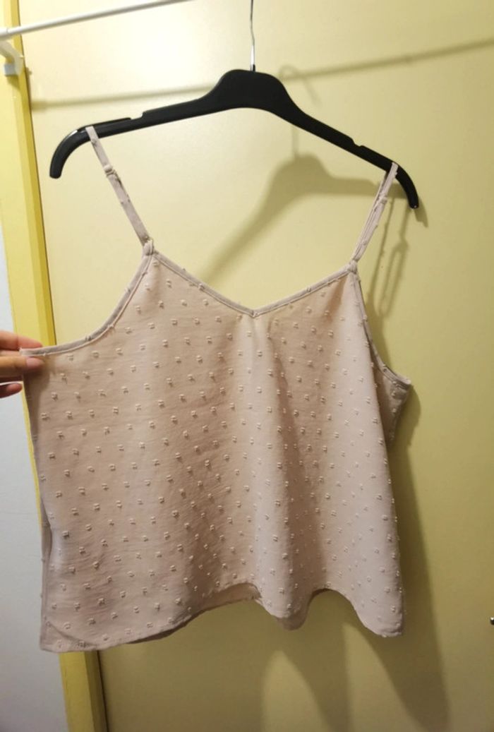 Débardeur beige/crème à point L shein - photo numéro 12