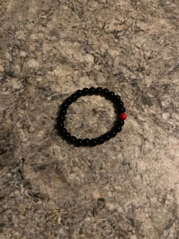 Bracelet perle noir
