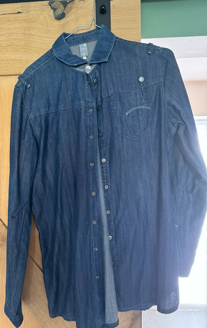 Chemise en jeans G-Star taille S - photo numéro 2