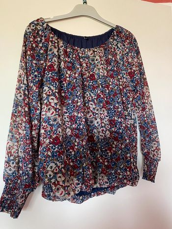 Blouse à fleurs taille 38