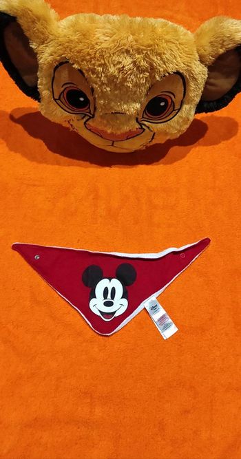 Bavoir tour de cou Mickey 9 -12 mois 80 cm