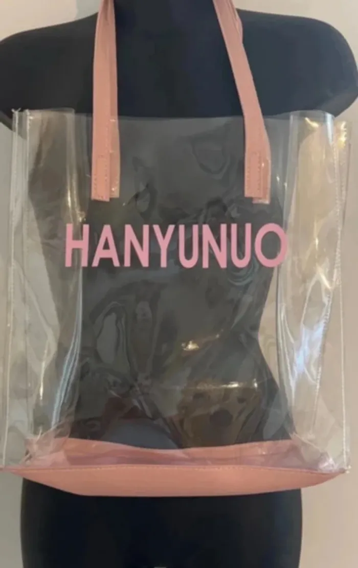 Sac transparent fashion rose neuf - photo numéro 7