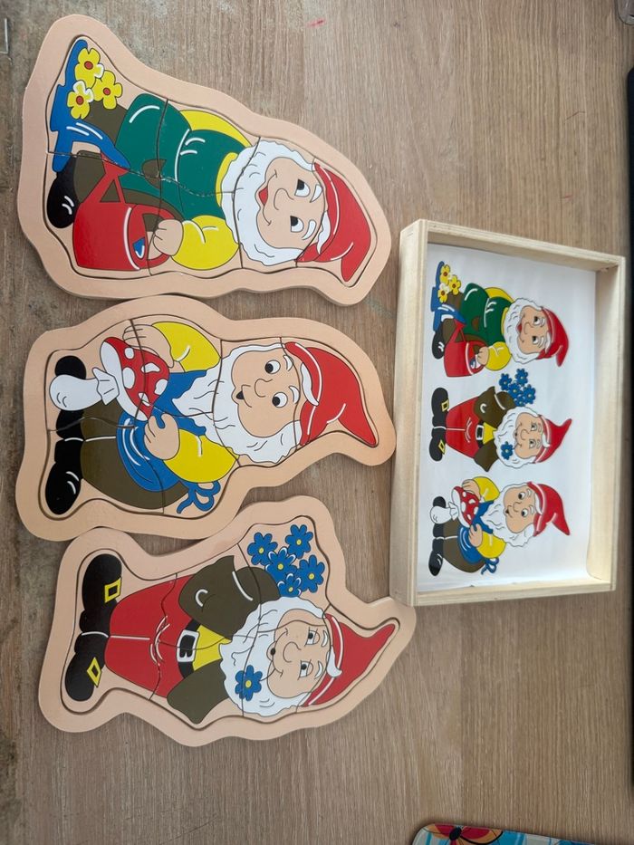 Lot de 3 minis puzzles