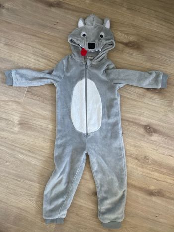 Sur pyjama loup 