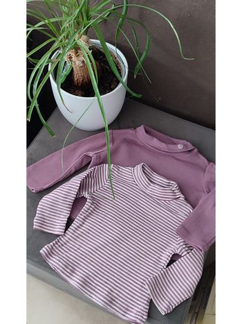 Lot de 2 Tee shirt col montant Tex Baby 3 mois