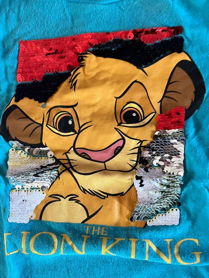 T shirt roi lion - photo numéro 2