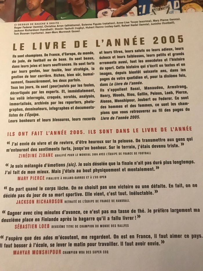 Livre L’équipe année 2005 - photo numéro 3