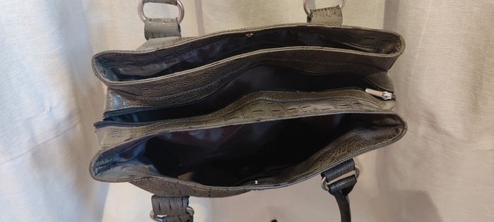 Sac à main H&M imitation peau de reptile - photo numéro 5