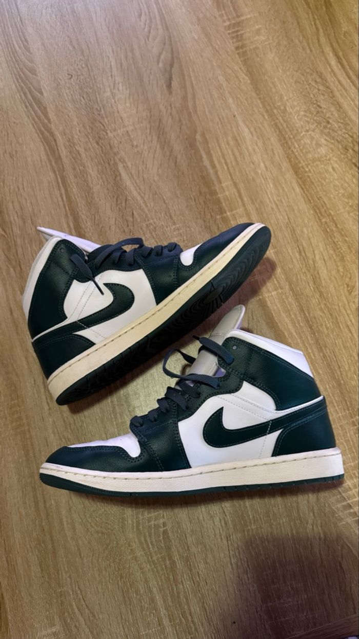 Air jordan 1 mid Oxidised Vert - photo numéro 2