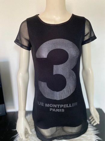 Long t-shirt noir 🌸 S