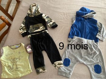 Lot garçon 9 mois