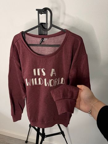Sweat bordeaux H&M Divided – Taille L