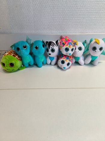 Lot de 9 mini peluches TY