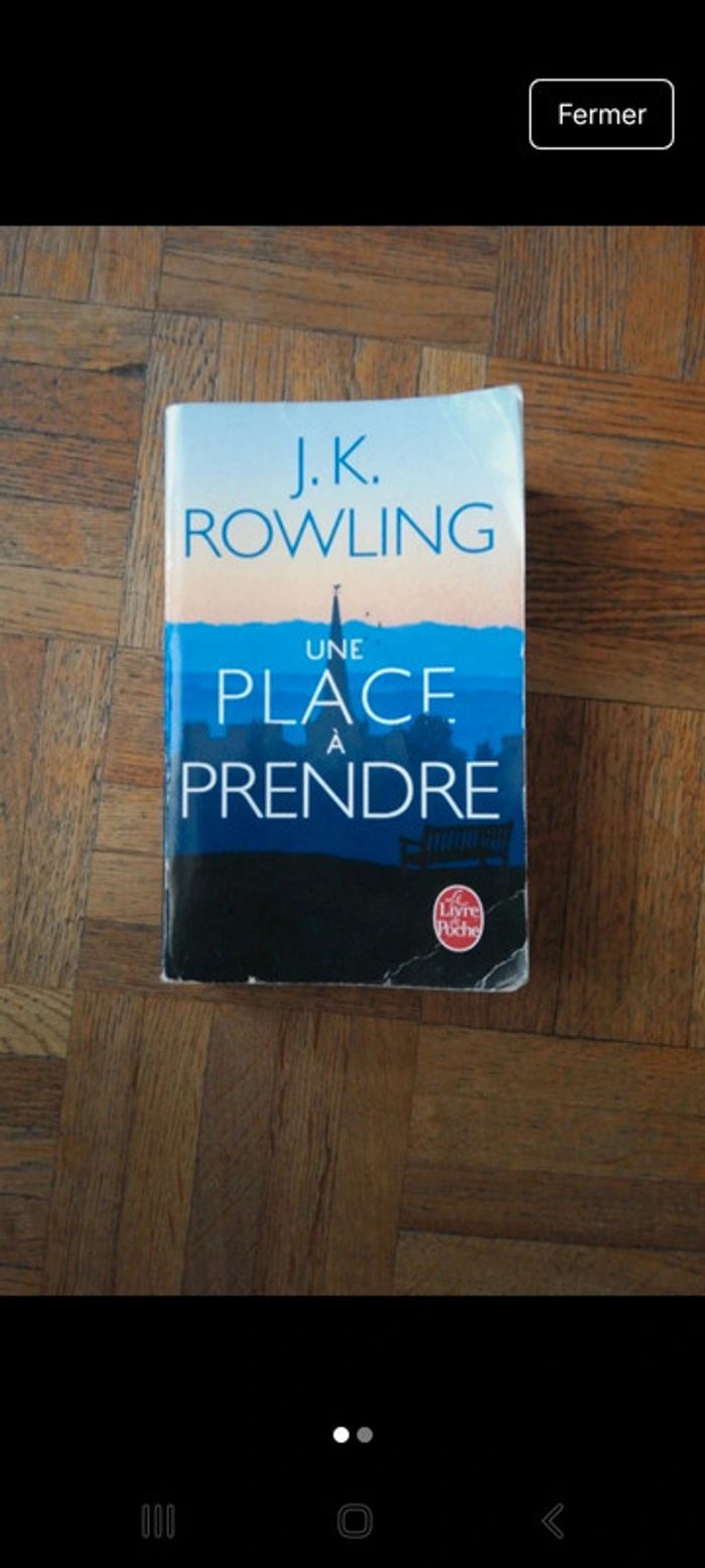 Super livre j k rowling très haut suspense fin inattendue