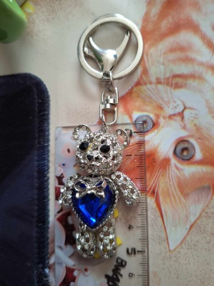 porte clef strass