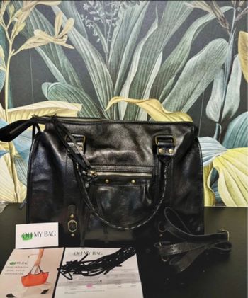 Ho my bag Sac forma classeur et cour cuir fabriqué Italie