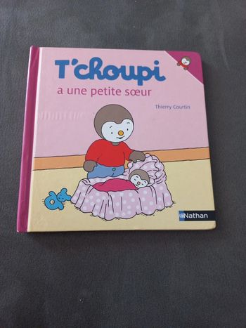 Livre t'choupi tchoupi a une petite sœur