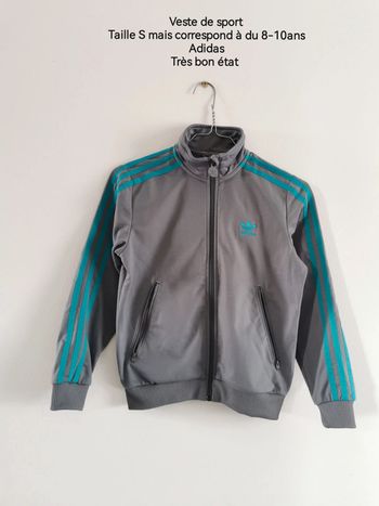 Veste de sport 8-10ans