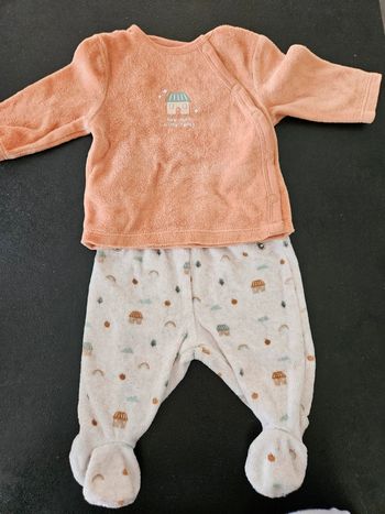 Pyjama 1mois deux pièces