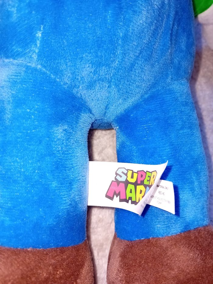 Peluche Luigi super mario - photo numéro 6