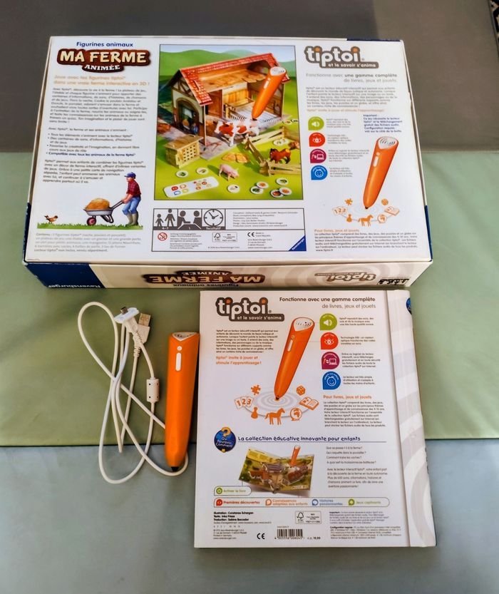 Stylo lecteur Tiptoi+ Je découvre la ferme + ma ferme animée - photo numéro 3