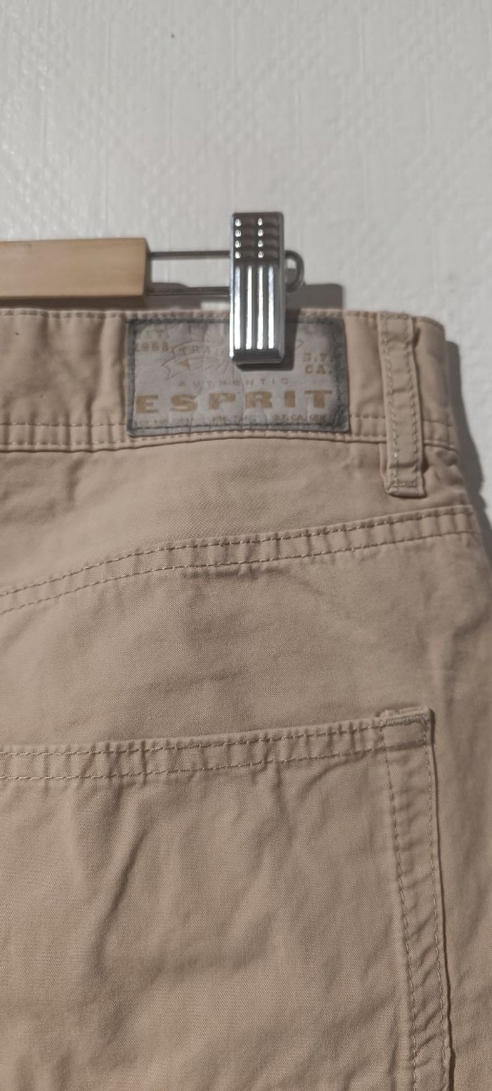 Pantalon beige casual – Esprit – Taille 42 - photo numéro 4