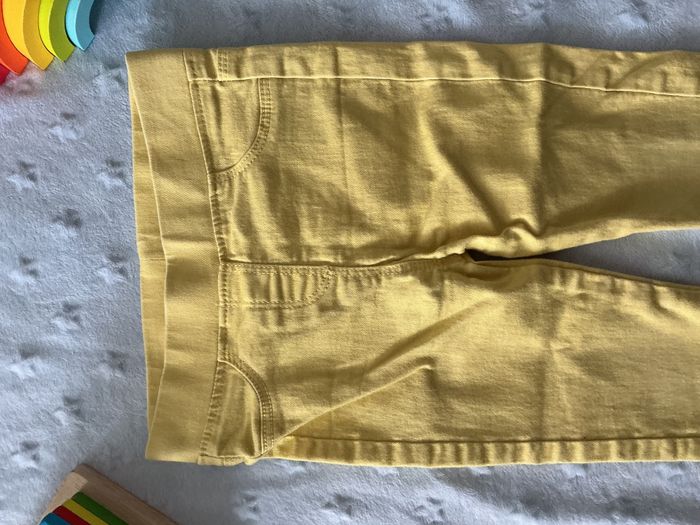 jean slim jaune taille élastique 24 mois boite à malices - photo numéro 7