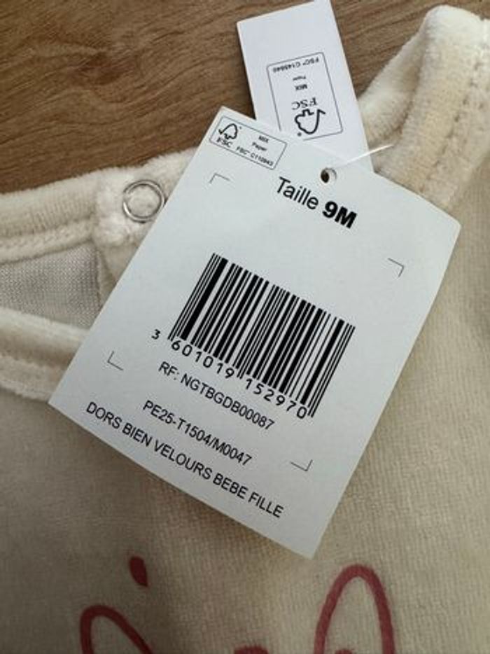 Lot de 2  pyjamas bébé (vert & blanc) - Tao & Mots d’enfants - photo numéro 9