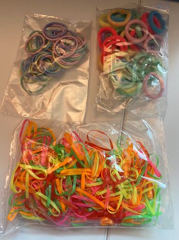 Gros Lot d’élastiques pour cheveux enfants