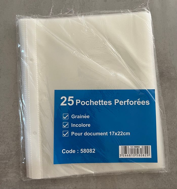 Cahiers étiquettes intercalaires pochettes transparentes - photo numéro 9