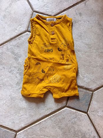 Combishort 3 mois 62 cm combi short fille garçon