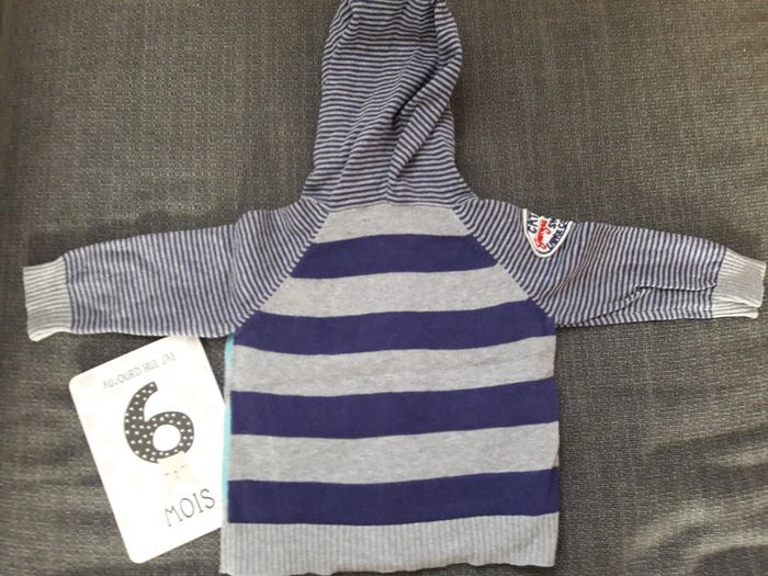 Gilet tricot Catimini 6m Neuf - photo numéro 3
