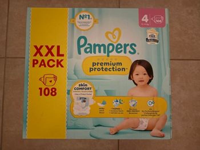 Couches Pampers Premium Protection Taille 4 Neuf
