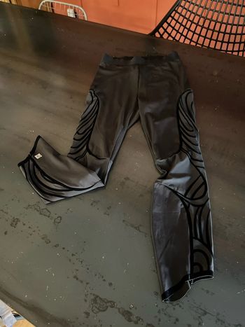 Legging avec motifs velours