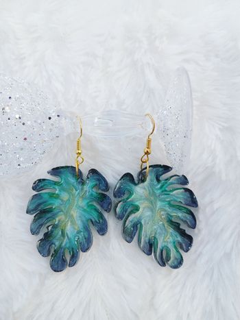 Boucles d'oreilles feuilles 
